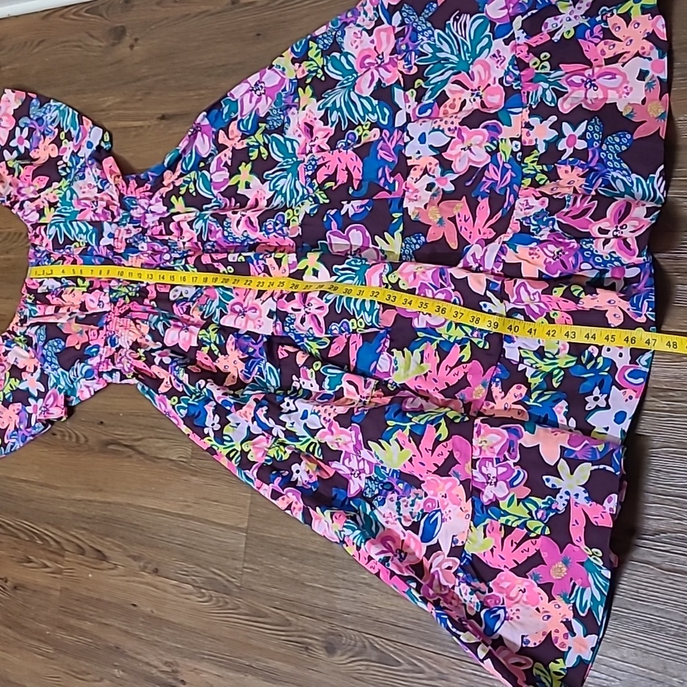 Lilly Pulitzer women,s Floral Dress in Pink‎ and Blue used exelente condition. - Picture 12 of 16